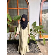 MUHITA Dress Gamis Wanita Terbaru Bahan Crinkle Arabella Premium