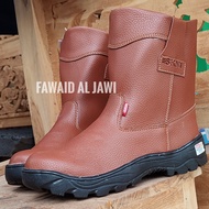 Sepatu Safety Boots Kings Skn Terbaru kuat tahan lama termurah kulit impor pabrik proyek pdh pdl se