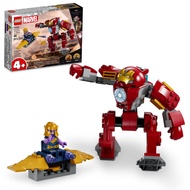 Marvel Iron Man Hulkbuster vs. Thanos 76263 Building Toy Set with Thanos and Iron Man Figures, Hulkb