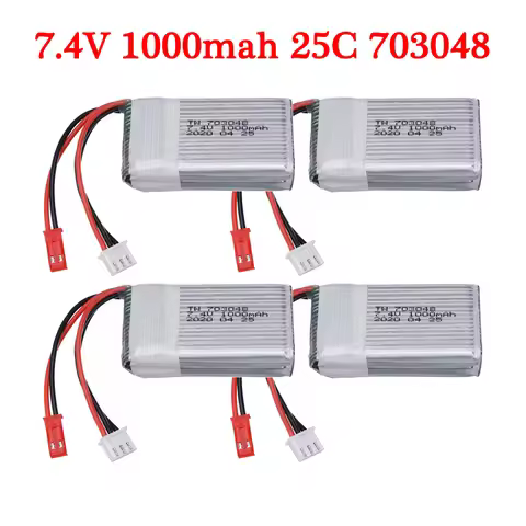 7.4v 1000mAh Lipo Battery FOR MJX RC TECHNIC X600 F46 X601H Drone RC Aircraft JXD391V Helicopter Mod