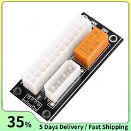Dual PSU Power Supply Sync Adapter Add2Psu ATX 24Pin to 4Pin Molex Synchronous Connector Riser Cable