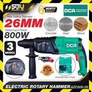 DCA AZC800-26 / AZC80026 3-Mode Electric Rotary Hammer / Mesin Tukul Putar / Mesin Bor Beton 800W