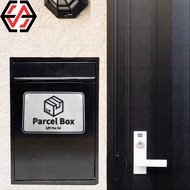 Delivery Drop Parcel Here Sign Bungkusan Box