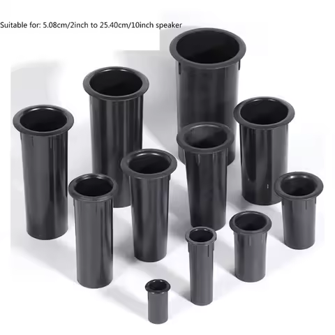 Speaker Box Port Tube Speaker Inverted Tube Port Speaker Guide Tube for 2inch to 15inch Speaker Bass