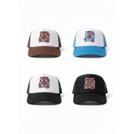 MERAH Red Lip Embroidery trucker Hat baseball Cap Casual Distro Fashion Men Women Various Colors