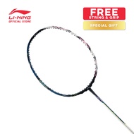 LI-NING HALBERTEC 9000 POWER BADMINTON RACQUET - LARKSPUR/BASE STATION METAL - AYPW001