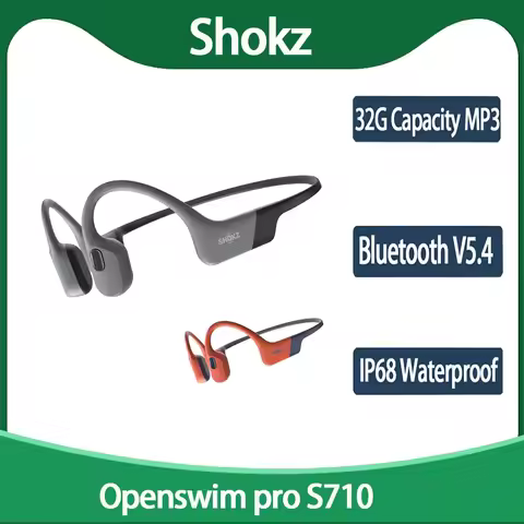 New SHOKZ OpenSwim Pro S710 Bone Conduction Headphones Wireless Bluetooth 5.4 Earphones HiFi Stereo 
