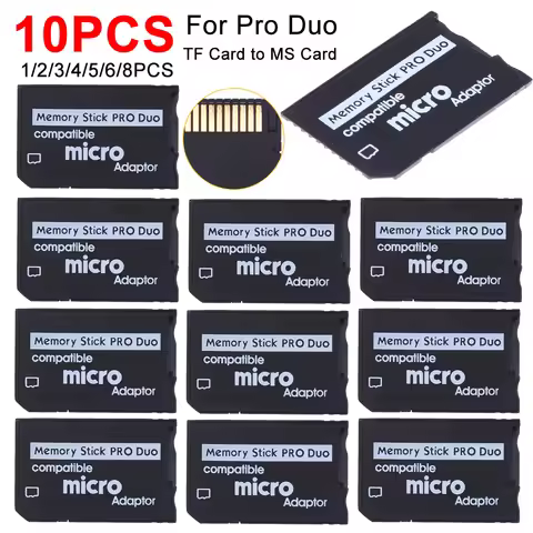 30-1PCS Support Memory Card Adapter SD Card To Memory Stick Adapter For PSP SD Card 1MB-128GB Memory