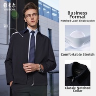 Youngor | Collar Business Double Layer Stretchable Abrasion-resistant Administrative Jacket