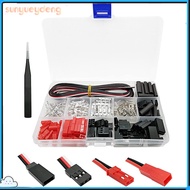400pcs Connector 2/3 Pin Female Male Kit for JR JST SYP Futaba Crimp Terminal Connector for Model Ai