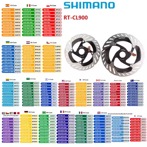 Shimano RT-CL900 Brake Rotor CENTER LOCK ICE TECHNOLOGIES FREEZA 140/160/180/203mm ULTEGRA XTR DURA-