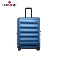 Echolac Celestra Polycarbonate PC Double-Coil Zipper Hard Shell Case Luggage Bag Travel Bagasi 20 24