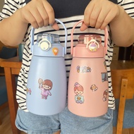 Children's Drinking Glass Super Cute Colors Fat Water Bottle 800ML Thermal