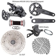 SHIMANO DEORE M5100 Groupset MTB Mountain Bike Groupset 1x11 -Speed  170/175-32T 11-51T  Rear Derailleur Shift Lever