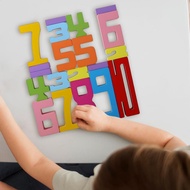 [kxshnhc] Number Block Toys for Learning Colors And Shapes, Educational Activity Set for Kids