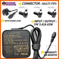 ASUS  19V 3.42A (65W) ADP-65GD B SERIES EXA1203YH PA-1650-48 PA-1650-78 ADP-90YD B LAPTOP CHARGER AD