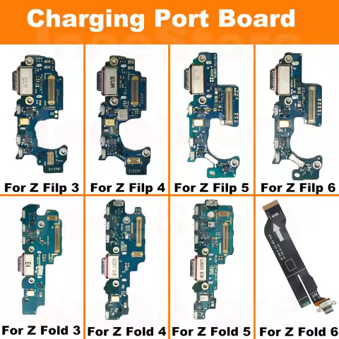 Charging Port Board For Samsung Galaxy Z Filp3 Filp4 Filp5 Filp6 Fold3 Fold4 Fold5 Fold6 USB Charge 