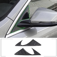 ABS Carbon Fiber Car Rearview Mirror Side Triangle Spoiler Trim for BMW 1 2 Series F40 F44 2020+ Ext