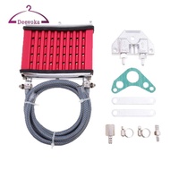 [deevoka] Oil Cooler Cooling  For 50cc- 125cc Horizontal Engine Dirt Bike/pit bicycle