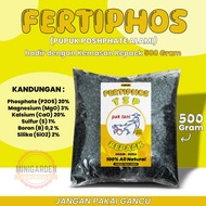 PUPUK TSP FERTIPHOS 500 GRAM PUPUK SP PHOSPATE HITAM PENYUBUR TANAH