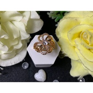 (CC.0002) FLOWER RINGS WOMEN'S RINGS JEWELLERY JEWELRY RINGS SIZE 8