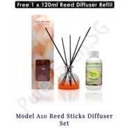 [BNIB] FOC 120ml Scent Liquid! A10 100ml Premium Reed Sticks Diffuser