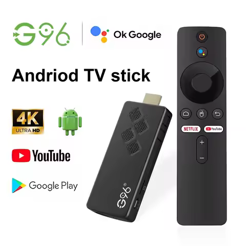G96 Global Edition TV Stick Q2 Android 13 4K Portable Streaming Voice Assistant 2GB 16GB Allwinner H