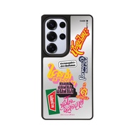 CaseClub Club Case Samsung Glass AKKARA Pattern I Can Do It For Galaxy S26Ultra//S25Ultra/S24 Ultra/