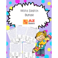 [PDF] Printable Word Find Search Sheets with Answers for Kids (38 pages)