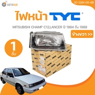 TYC ไฟหน้า MITSUBISHI CHAMP C12 LANCER ปี 1984-1988 (20-1284-05-6B20-1285-05-6B) (1 ชิ้น) | AUTOHUB