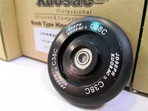 1 Pair Easywheel for brompton Folding Bike Wheel 60mm C38C AL6061 CNC