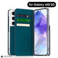 [READY STOCK] Araree Samsung Galaxy A55 / A35 Mustang Diary Flip Handmade Practical Card Slots Case