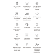 EZVIZ H90 Dual 4MP+4MP 2K+ | AI Dual-Lens Pan Tilt Pro-Level WiFi Camera | Human/Vehicle Detection |