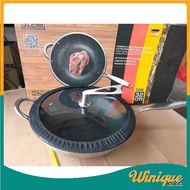 32cm Stainless Steel Frying Pan / Multilayer Stainless Steel Frying Wok 不锈钢炒锅 / 多层不锈钢炒锅