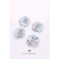 (2 pcs) Frozen 3d Clear SequinSnow