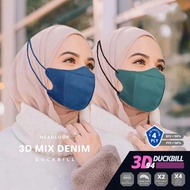 【Ready】50PCS 3D Mask 3D White Mask Adult Mask MIX COLOR FACE MASK