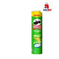 Pringles Potato Crisps Sour Cream And Onion 147gx3pcs