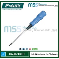 Pro'skit 89400-T08H Star Screwdriver W/Temper Proof Hole T08H