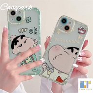 น่ารักเครยอนชินจังมุม Eye เคสโทรศัพท์สำหรับ OPPO A17 A57 A76 A96 A16 A16s A15 A15s A54 A74 A55 A95 A94 A93 A53 A33 A32 A5 A9 2020 A3s A5s Reno 7Z 7 6 5 Pro A91 F11 F9 Pro Clear ฝาครอบป้องกันนุ่ม