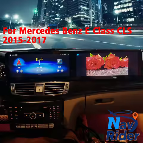 For Mercedes Benz E Class W212 E200 E230 E260 E300 S212 CLS W218 2015-2017 Dual Screen Android Carpl