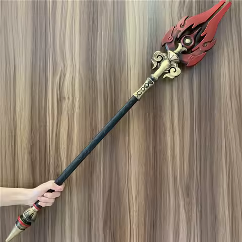 Genshin Impact Sword 100/80cm Fire God Sword Diluc Sword Sky Sword Cosplay Weapon Props Safety PU Ro