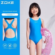 Zoke Girl Training Swimwear Chlorine Resistant  Children's Swimwear