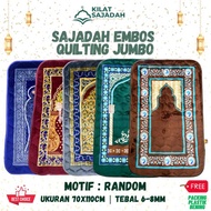 Jumbo Quilting Embossed Prayer Rug 70x110 cm, 8 mm thick, soft, Anti-slip Turkish LabelADA
