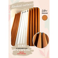 3in1set RUST (2 Blackout and 1 lace) 3ft/4ft/5ft/6ft/7ft/8ft/9ft/10ft