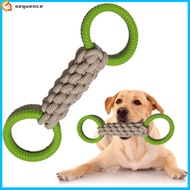 SQE IN stock! Pet Cotton Rope Toy For Aggressive Chewers Indestructible Bite-resistant Tug Of War Toy For Medium Large