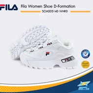 Fila รองเท้า รองเท้าแฟชั่น รองเท้าผู้หญิง ฟิล่า Women Shoe D-Formation 5CM00514D  WH/RD (2990)