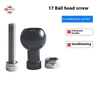 [Yulong] 1 Piece Motorcycle Sport Camera Mount Connector 17mm/25.4mm Ball Head To M6 M8 M10 Screw Br