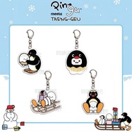Kim Taeyeon Taegam x Pingu offline pop-up keychain acrylic pendant accessory merchandise