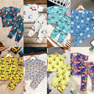 Miscipi Brand [1-6y] kids pyjamas Kids sleepwear Kids set BAJU TIDUR BUDAK