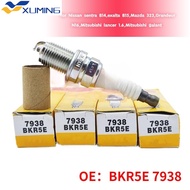 4pcs NGK spark plug BKR5E 7938 for Nissan sentra B14,exalta B15,Mazda 323,Grandeur N16,Mitsubishi la